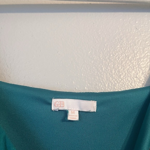 Gianni Bini Women's Medium‎ Cocktail Emerald Green Dress Adjustable Straps Party - Picture 3 of 8